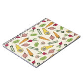Carnet Motif de légumes (Côté gauche)