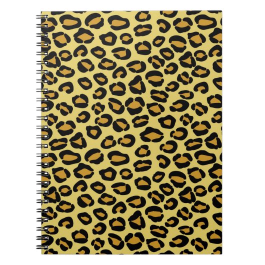 Carnet Motif de léopard (Devant)