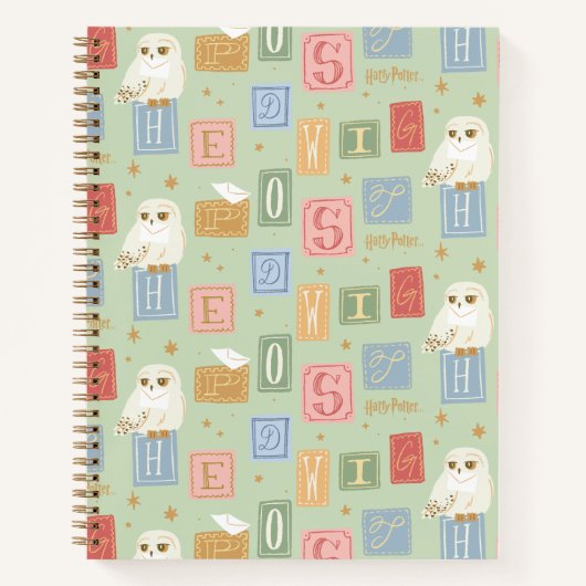 Carnet Motif de lettre bloc Hedwig Post (Devant)