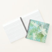 Carnet Motif De libellules Et De Fleurs (Intérieur)