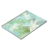 Carnet Motif De libellules Et De Fleurs (Côté gauche)