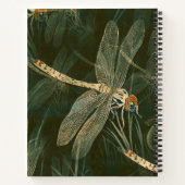 Carnet Motif de libellules majestueux (Dos)