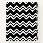 Carnet Motif de ligne double couleur Zig Zag (Dos)