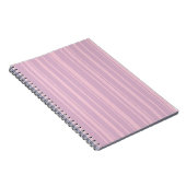 Carnet Motif de ligne violet et rose (Côté Droit)