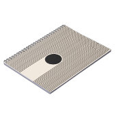 Carnet Motif de lignes d'éclipse (Côté gauche)