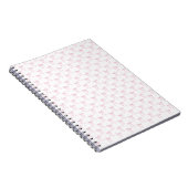 Carnet Motif de lignes roses (Côté Droit)