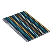 Carnet Motif de lignes verticales abstraites (Côté Droit)