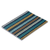 Carnet Motif de lignes verticales abstraites (Côté gauche)