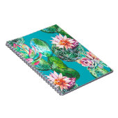 Carnet Motif de l'illustration de l'aquarelle succulente (Côté Droit)