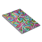 Carnet Motif de lollipops colorés (Côté Droit)