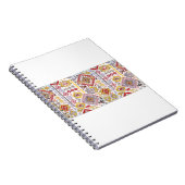 Carnet Motif de l'ornement en cachemire indien. Mandal et (Côté Droit)