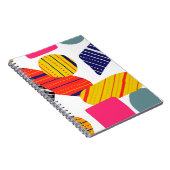 Carnet Motif de main abstraite sans couture. Vint (Côté Droit)