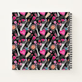 Carnet Motif de maquillage néon (Dos)