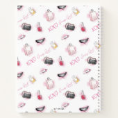 Carnet Motif de maquillage pour filles Gossip (Dos)