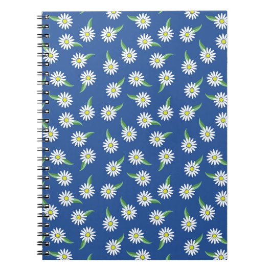 Carnet motif de marguerite (Devant)