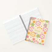 Carnet Motif de marguerite mignonne et féminin (Intérieur)