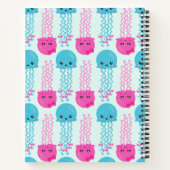 Carnet Motif de méduses, Mignonne méduse, Sea Animaux (Dos)