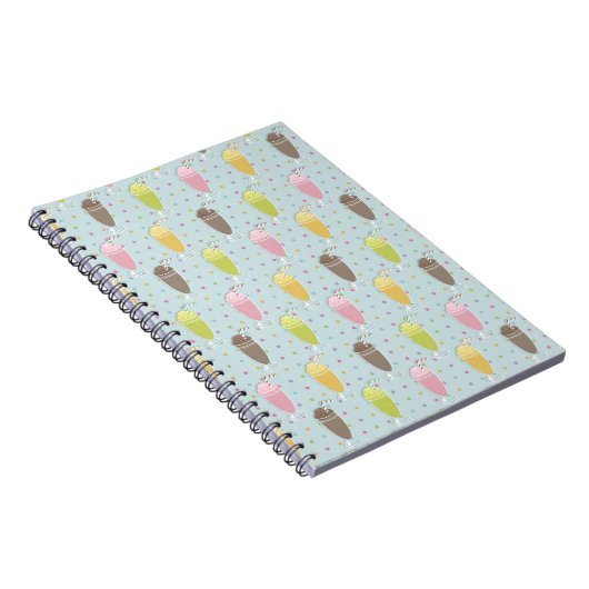 Carnet Motif de Milkshake (Côté Droit)