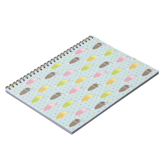 Carnet Motif de Milkshake (Côté gauche)