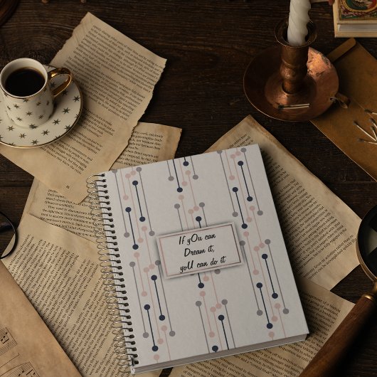 Carnet Motif de mode géométrique de luxe Abstrait