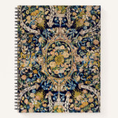 Carnet Motif de moquette fleurie décorative (Devant)