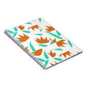 Carnet Motif de mosaïque de fleurs (Côté Droit)