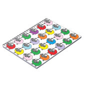 Carnet Motif de mouton coloré du dessin (Côté gauche)