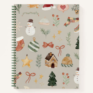Carnet Motif de Noël