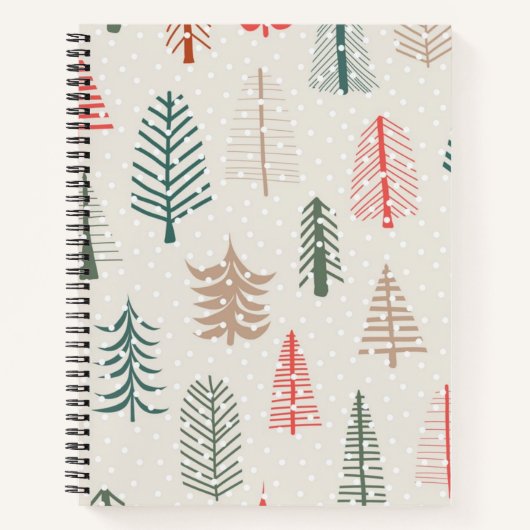 Carnet Motif de Noël (Devant)