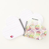 Carnet Motif de Noël arc-en-ciel personnalisé (Intérieur)