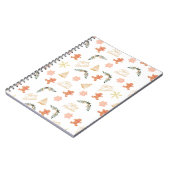 Carnet motif de noël avec biscuits d'arbre de noël (Côté gauche)