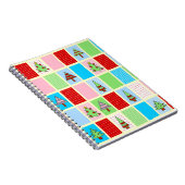 Carnet Motif de Noël coloré (Côté Droit)