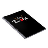 Carnet Motif de Noël de l'équipe Rudolph (Côté Droit)