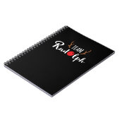 Carnet Motif de Noël de l'équipe Rudolph (Côté gauche)