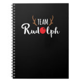 Carnet Motif de Noël de l'équipe Rudolph (Devant)