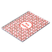 Carnet Motif de Noël festif (Côté gauche)