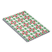 Carnet Motif de Noël Ikat (Côté Droit)