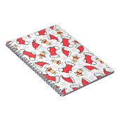 Carnet Motif de Noël sans couture, design festif. (Côté Droit)