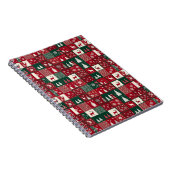Carnet Motif de Noël vibrant (Côté Droit)