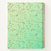 Carnet motif de note musicale (Dos)