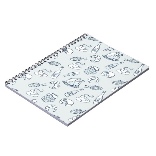 Carnet Motif de nourriture (Côté gauche)