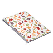 Carnet Motif de nourriture (Côté Droit)