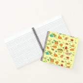 Carnet Motif de nourriture et de boisson (Intérieur)