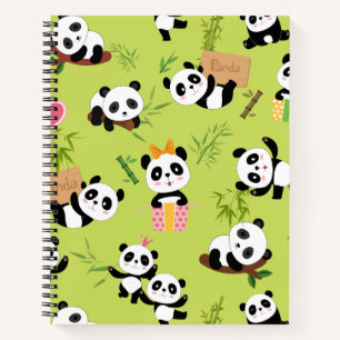 Carnet Motif de Panda 3