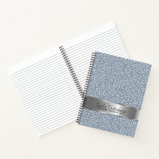 Carnet Motif de Parties scintillant Diamonds Look (Intérieur)