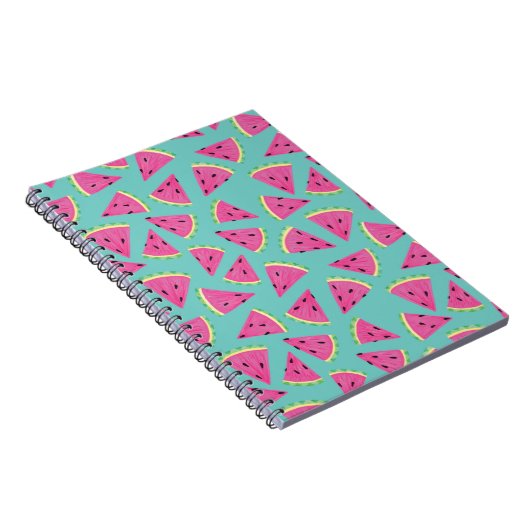 Carnet Motif de pastèque d'été (Côté Droit)