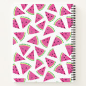 Carnet Motif de pastèque d'été rose personnalisé (Dos)