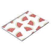 Carnet Motif de pastèque juteuse (Côté gauche)