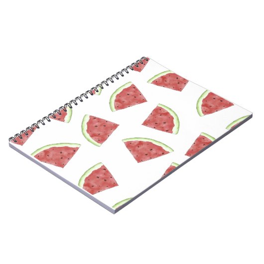 Carnet Motif de pastèque juteuse (Côté gauche)