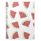 Carnet Motif de pastèque juteuse (Devant)